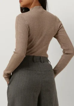 bruine second female tops & t-shirts sanka knit t-neck