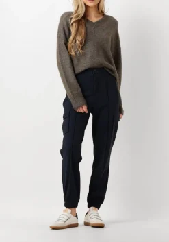 bruine second female trui brook knit loose v-neck