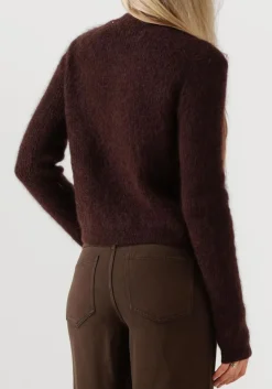 bruine second female vest andrea knit rib ls cardigan