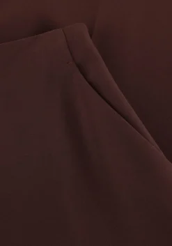 bruine second female wijde broek fique classic trousers