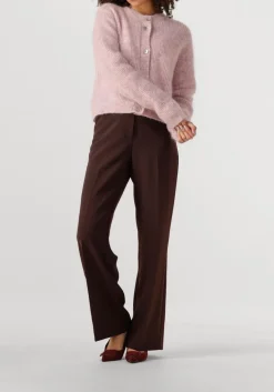 bruine second female wijde broek fique classic trousers