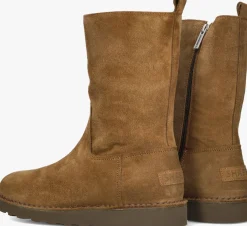 bruine shabbies enkelboots palissa mia high zip