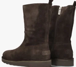 bruine shabbies enkelboots palissa mia high zip