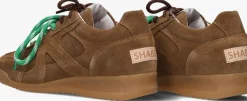 bruine shabbies lage sneakers april mina