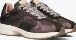 bruine shabbies lage sneakers celia race