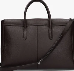 bruine smaak amsterdam schoudertas barbara xl