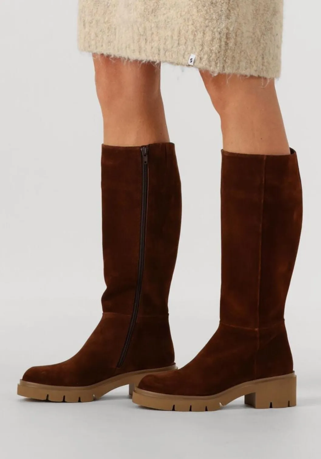 bruine softwaves hoge laarzen vera 06