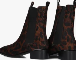 bruine stefano lauran chelsea boots botin plano