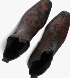 bruine stefano lauran chelsea boots botin plano