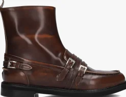 bruine stefano lauran enkellaarsjes 12096