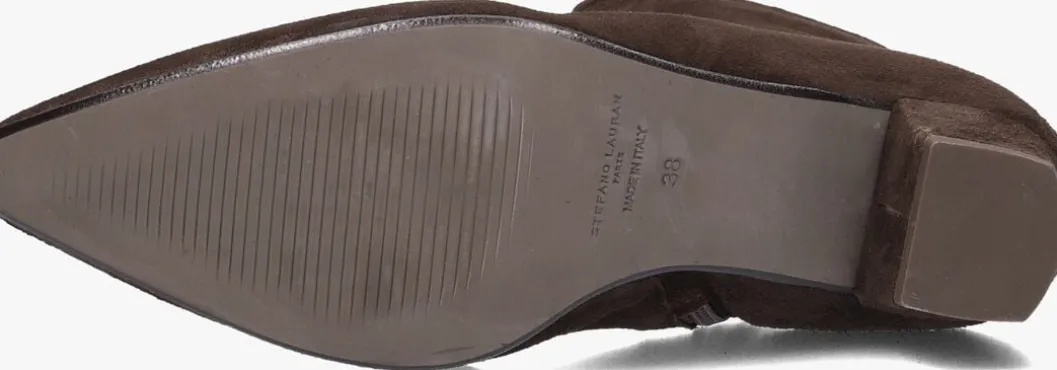 bruine stefano lauran enkellaarsjes 010-292