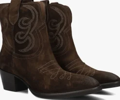 bruine stefano lauran enkellaarsjes 702-12