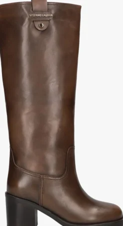bruine stefano lauran hoge laarzen gr2107