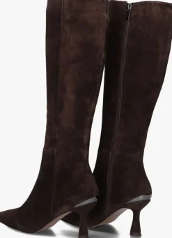 bruine stefano lauran hoge laarzen bota