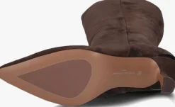 bruine stefano lauran hoge laarzen bota