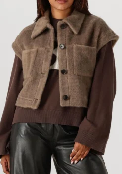 bruine studio ar bodywarmer plume