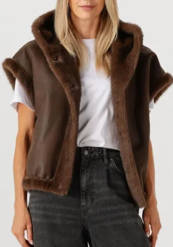 bruine studio ar faux fur jas olena