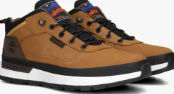 bruine timberland lage sneakers field trekker low lace up