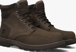 bruine timberland veterboots britton road mid lace up