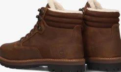 bruine timberland veterboots britton road mid lace up