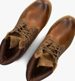 bruine timberland veterboots 6 inch premium boot m