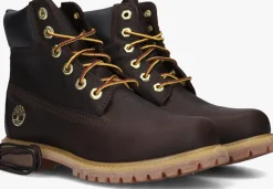 bruine timberland veterboots 6” premium – women’s