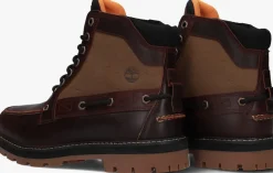bruine timberland veterboots britton road mid lace up boot