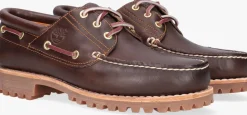 bruine timberland veterschoenen authentics 3 eye classic lug