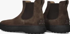bruine tod's chelsea boots xxmo6l00p20re0