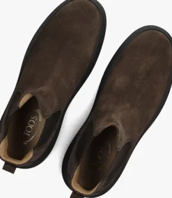 bruine tod's chelsea boots xxmo6l00p20re0