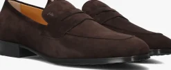 bruine tod's loafers mocassino gomma 35l