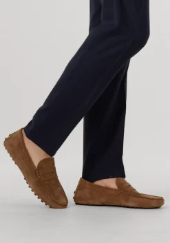 bruine tod's mocassins mocassino gommino 22l