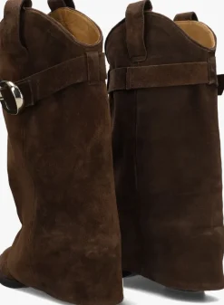 bruine toral hoge laarzen folk