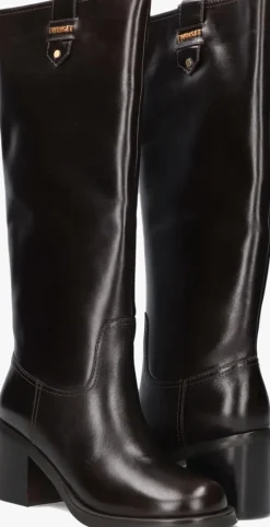 bruine twinset milano hoge laarzen 252tcp080