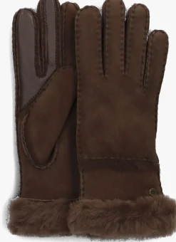 bruine ugg handschoenen seamed tech glove