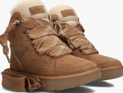 bruine ugg hoge sneakers w highmel