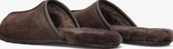 bruine ugg pantoffels scuff