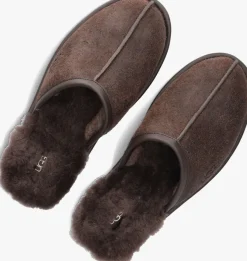 bruine ugg pantoffels scuff