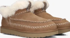 bruine ugg vachtlaarzen classic ultra mini alpine