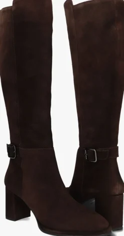 bruine unisa hoge laarzen lebrun