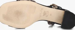 bruine unisa sandalen met hak moraty