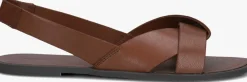 bruine vagabond shoemakers platte sandalen tia 2.0