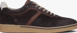 bruine van bommel lage sneakers sbm-10024 bora
