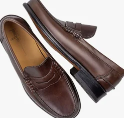 bruine van bommel loafers sbm-40021