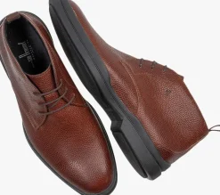 bruine van bommel nette schoenen sbm-50038 magma