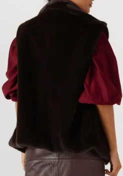 bruine vanessa bruno bodywarmer furo blouson sm