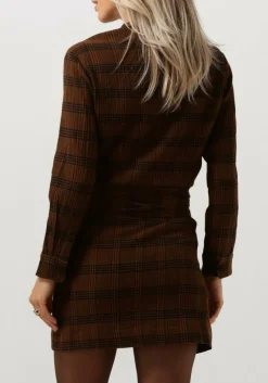 bruine vanessa bruno mini jurk blandine