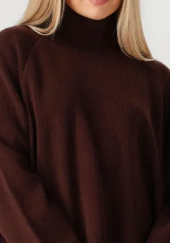 bruine vanessa bruno trui frene pull col montant