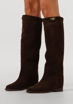 bruine via roma 15 hoge laarzen santa monica 3807