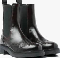 bruine via vai enkelboots lucia gina